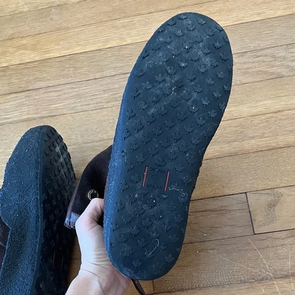 Women's Brown Winter Boots with Black Soles - Picture 7 of 7